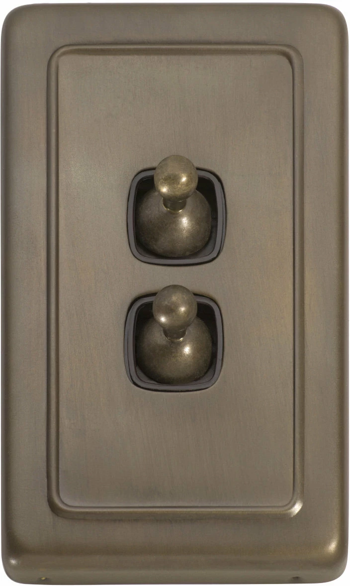 TradCo - 2 Gang Toggle Switch H115xW72mm - Image 3
