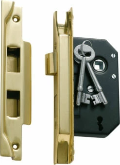 TradCo - Internal Use Mortice Lock - Rebated 3 Lever B44mm