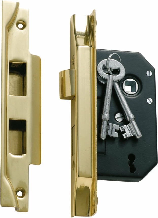 TradCo - Internal Use Mortice Lock - Rebated 3 Lever B44mm