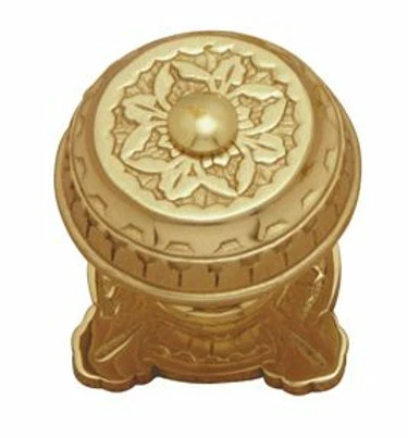 Superior Brass - Centre Door Knob - Square Decorative D65mm