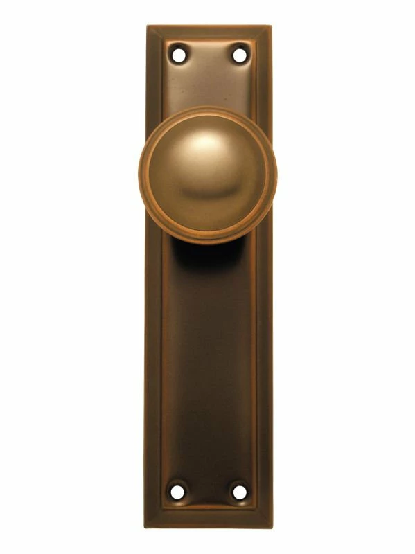 Superior Brass - Federation Door Knob On Long Backplate - All Variants - Image 2