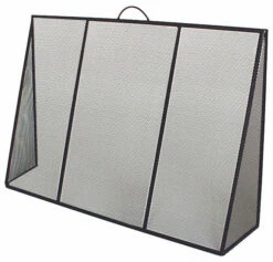 FireUp - Fireplace Accessories - Sloping Firescreen (Fixed Wing)