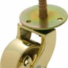 TradCo - Screw Plate Castor - Brass Wheel D38mm
