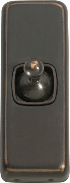TradCo - 1 Gang Architrave Toggle Switch H82xW30mm