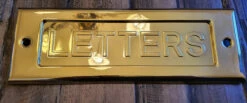 Superior Brass - Letter Slot - English 'Letters' L215xH75mm