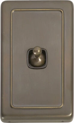 TradCo - 1 Gang Toggle Switch H115xW72mm