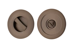 Iver - Cavity Sliding Door Privacy Lock Kit - Round D60mm