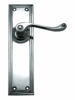 Superior Brass - Double Stepped Door Lever On 200mm Backplate - All Variants